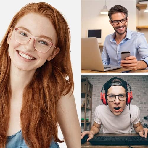 hunsquer Blue Light Glasses Men Blue Light Blocking Glasses Women - Image 6