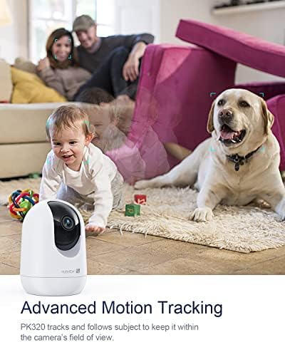 Indoor Security Camera 2K, Pet Camera with Phone App, WiFi Cameras for Home Security Camera for Dog/ Baby Monitor/Elder Pan Tilt, 2.4G, 24/7, 2-Way Talk, Human Detection, Motion Tracking, SD&Cloud - Image 5